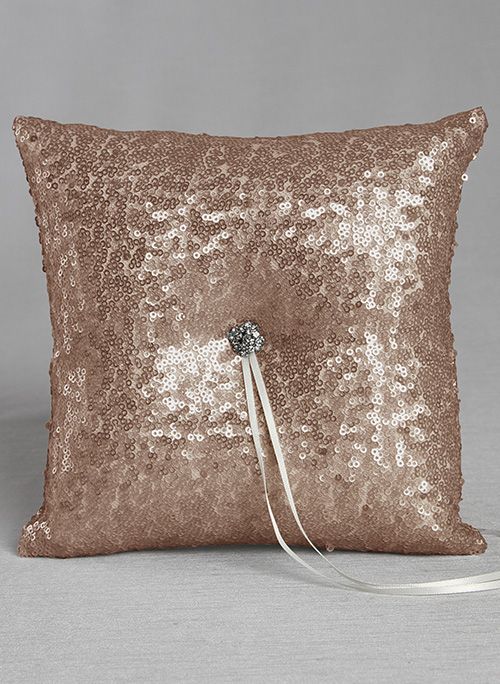 Rose gold sequin cushion new arrivals