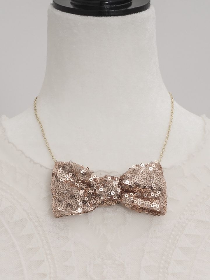 Acne Studios bow-detail chain-link Necklace - Farfetch