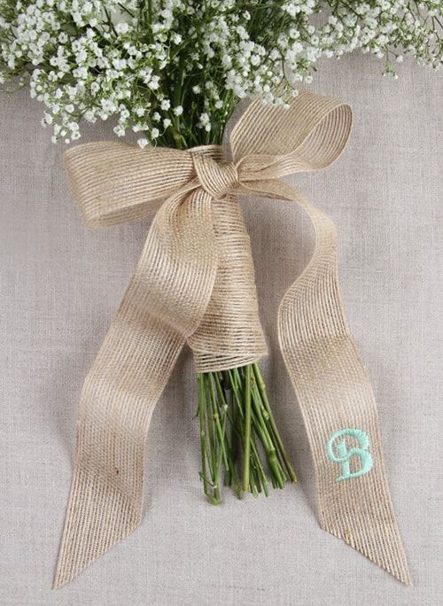 Jute w/Tails Bouquet Wrap