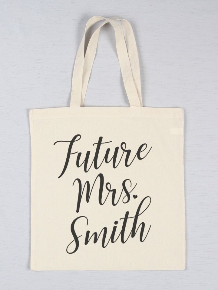 Future mrs sales tote bag