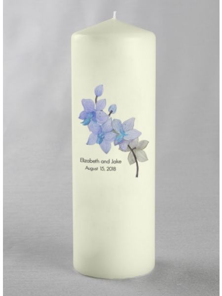 Orchid Pillar Candle