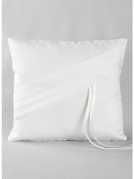 Audrey Ring Pillow-White