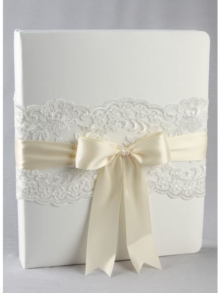 Chantilly Lace  Memory Book, Ivory
