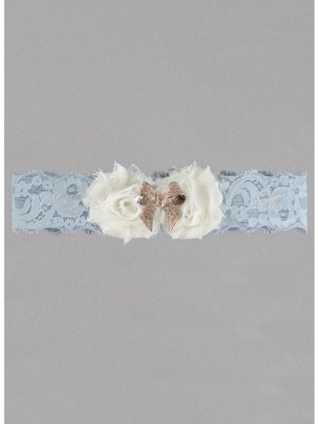 Anastasia Lace Garter with Rose Gold