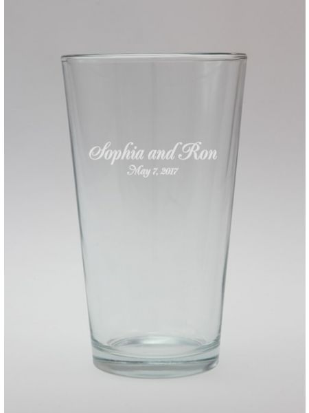 Names and Date Glassware