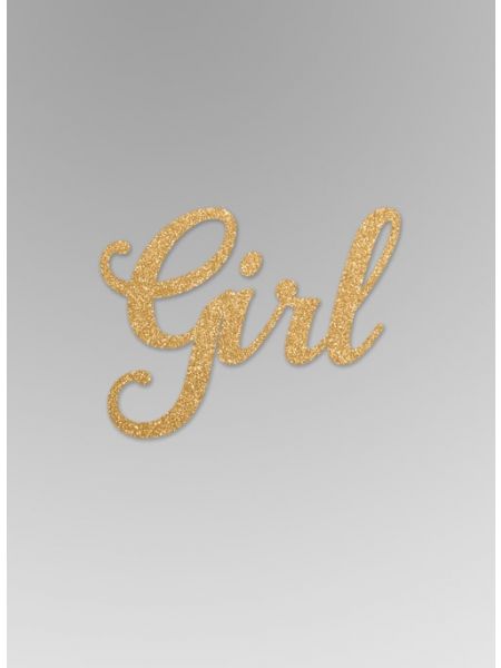 Girl Glitter Word