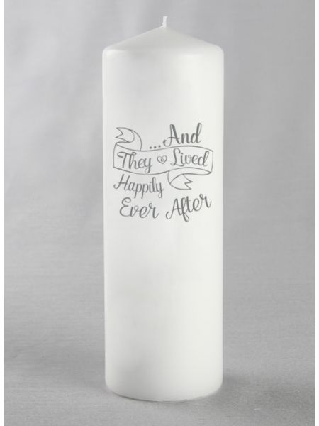 And They ... Pillar Candle