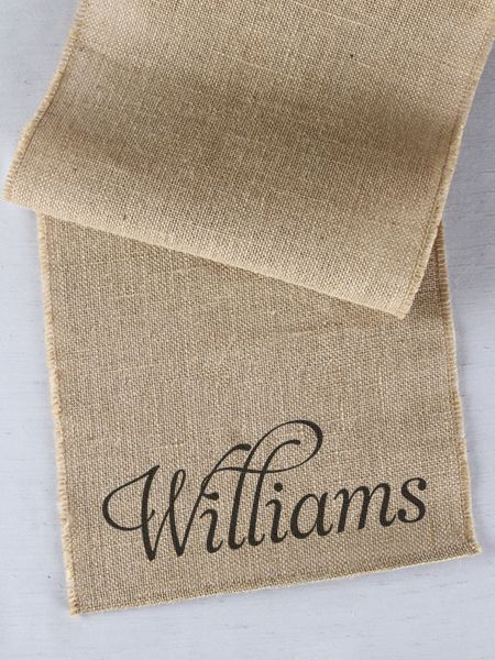 Personalized Table Runner
