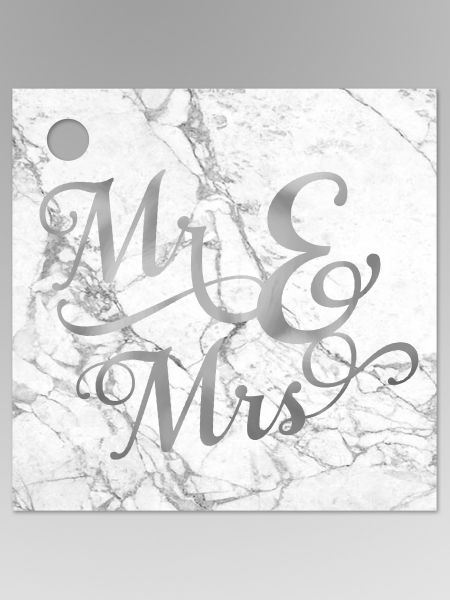Mr. and Mrs. Favor Tag