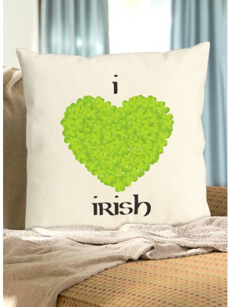I Love Irish Pillow