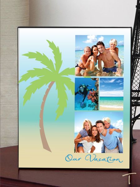 Beach Palm Photo Plaque