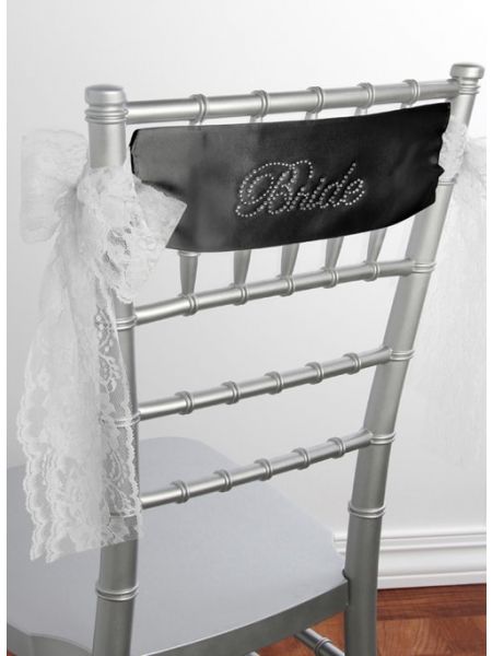 Bride Satin Chair Sash