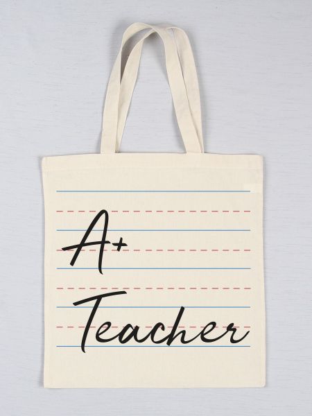 A+ Teacher Tote Bag