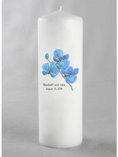 Orchid Pillar Candle
