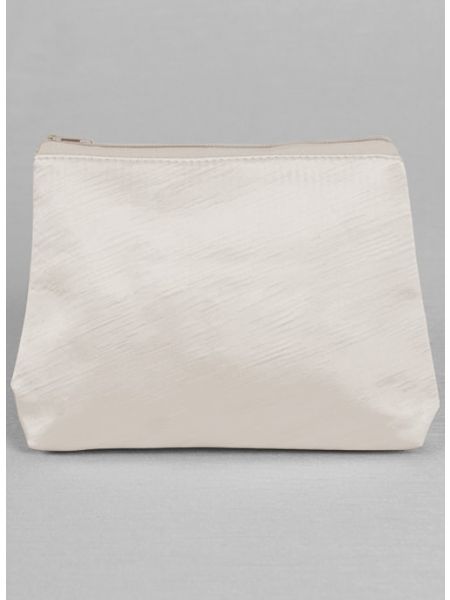 Novia Embroidered Cosmetic Bag-Ivory