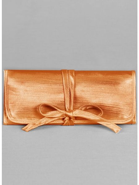 Mis Quince Embroidered Jewelry Roll-Orange