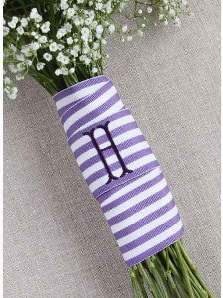 Grosgrain Stripe Bouquet Wrap