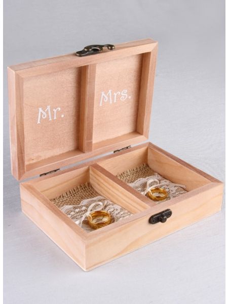 Mr. and Mrs. Ring Bearer Box