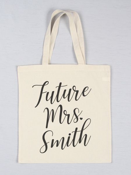 Future Mrs. Printed Tote Bag