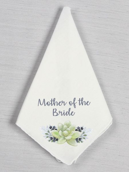 Wedding Party Succulent Handkerchief 