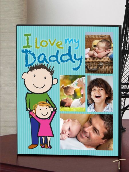 I Love Daddy Plaque