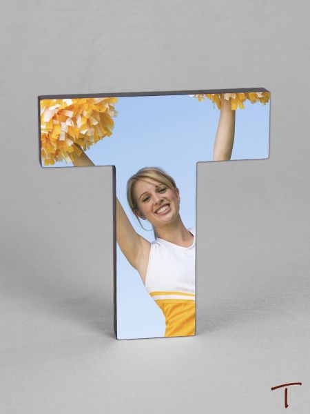 Photo Collage Letter Frame - T