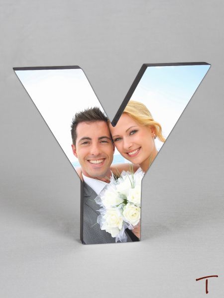 Photo Collage Letter Frame - Y