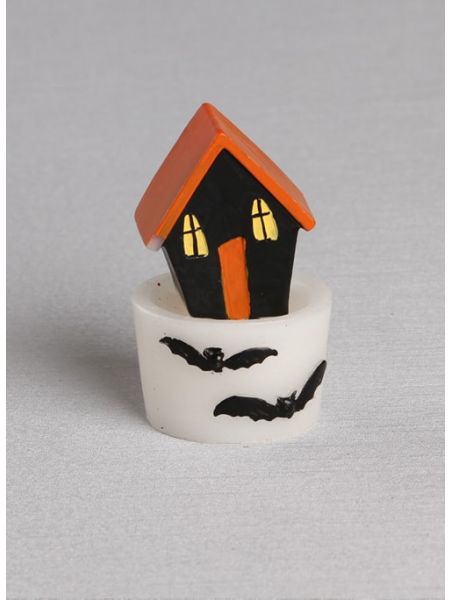 Mini Haunted House LED Candle