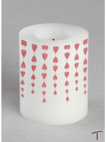 Tenereze Exclusive | Streaming Hearts LED Candle