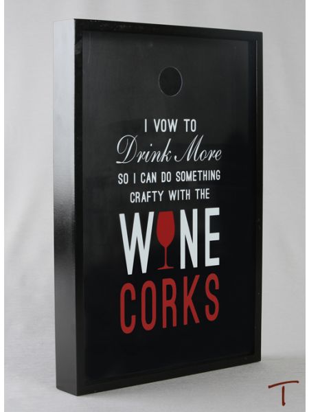 Wine Corks Shadow Box